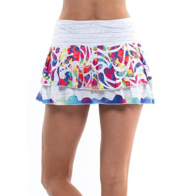 Lucky in Love Womens On The Wall Skirt - Multicolour