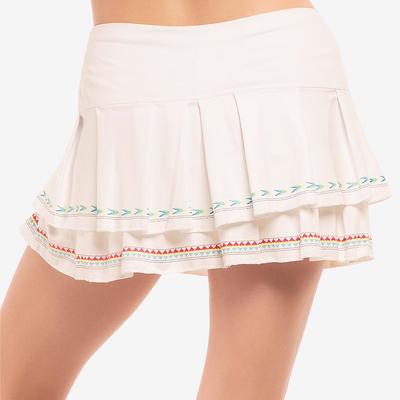 Lucky in Love Womens On The Wall Skirt - White - main image