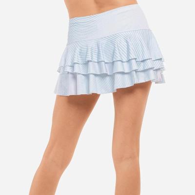 Lucky in Love Womens Incognito Rally Skirt - Light Blue