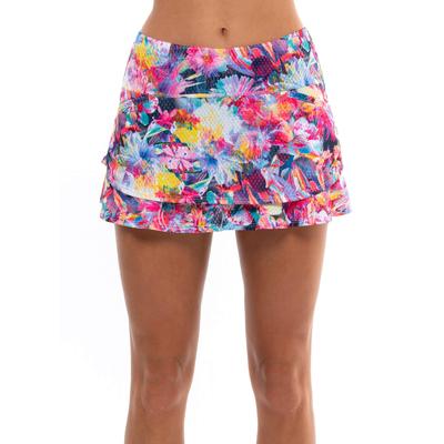 Lucky in Love Womens Techno Tropic Pocket Skirt - Multicolour