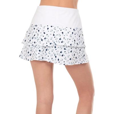 Lucky in Love Womens Long In A Pickle Scallop Skirt - White - main image