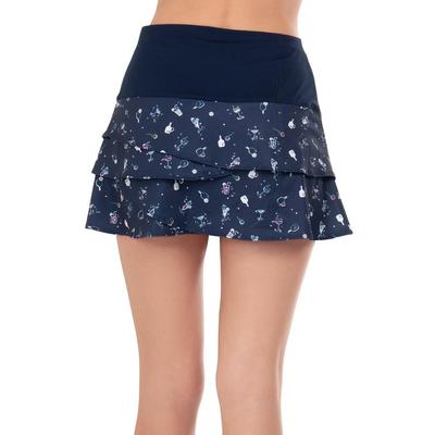 Lucky in Love Womens Long In A Pickle Scallop Skirt - Navy - main image