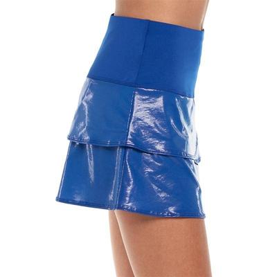 Lucky In Love Womens Wet Scallop Skirt - Blue - main image