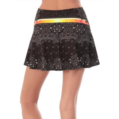 Lucky in Love Womens Long Paisley For You Skirt - Black - main image