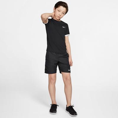 Nike Boys Dri-FIT Tennis Top - Black - main image