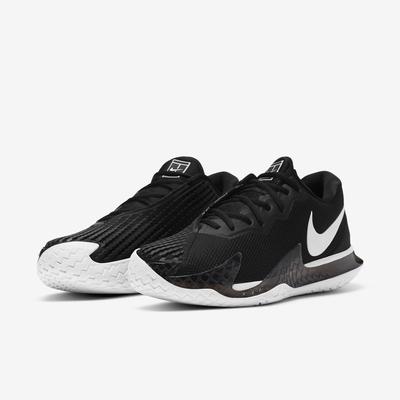 Nike Mens Air Zoom Vapor Cage 4 Tennis Shoes - Black/White