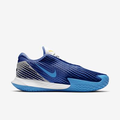Nike Mens Air Zoom Vapor Cage 4 Tennis Shoes - Deep Royal Blue/Coast White - main image