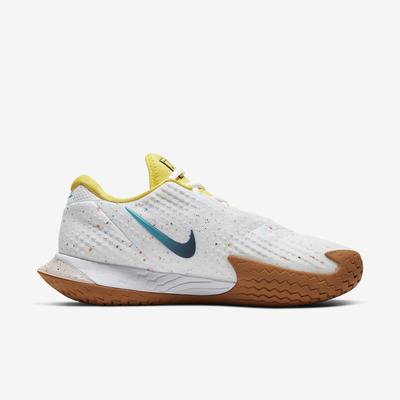 Nike Womens Air Zoom Vapor Cage 4 Tennis Shoes - White/Optic Yellow - main image