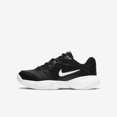 Nike Kids Court Lite 2 Tennis Shoes - Black/White - main image