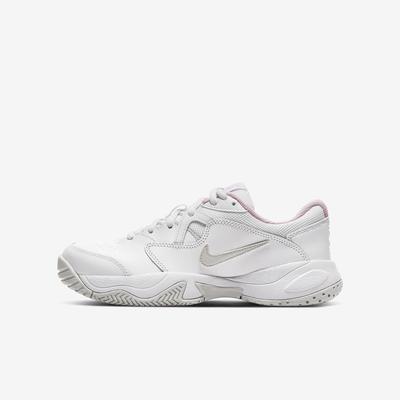 Nike Kids Lite 2 Tennis Shoes - White/Pink Foam - main image