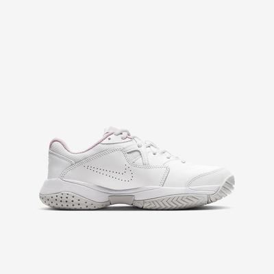 Nike Kids Lite 2 Tennis Shoes - White/Pink Foam - main image