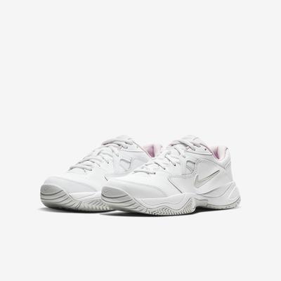 Nike Kids Lite 2 Tennis Shoes - White/Pink Foam - main image