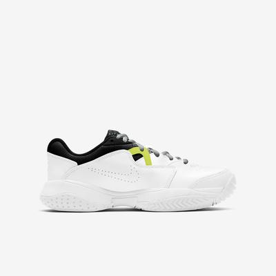 Nike Kids Court Lite 2 Tennis Shoes - White/Lime - main image