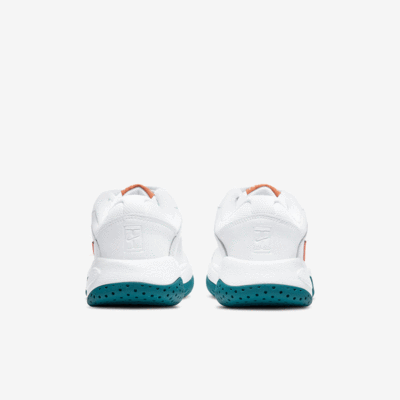Nike Kids Court Lite 2 Tennis Shoes - White/Teal - main image