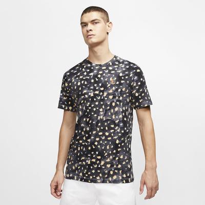 Nike Mens Tennis T-Shirt - Black/White - main image