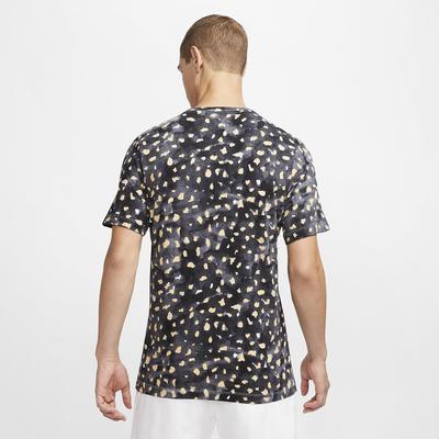 Nike Mens Tennis T-Shirt - Black/White - main image