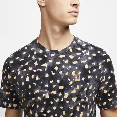 Nike Mens Tennis T-Shirt - Black/White - main image
