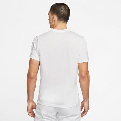 Nike Mens Dri-FIT Rafa Tee - White/Pink - main image