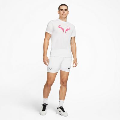 Nike Mens Dri-FIT Rafa Tee - White/Pink - main image