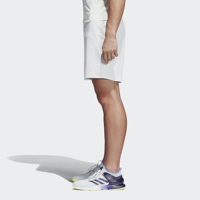 Adidas Mens Melbourne Tennis Shorts - Blue Tint/White - main image