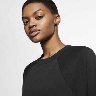 Nike Womens Dri-FIT Training Crew - Black/White - main image