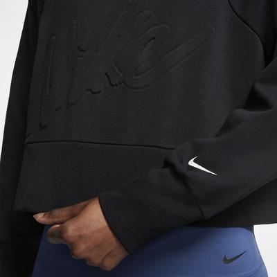 Nike Womens Dri-FIT Training Crew - Black/White - main image