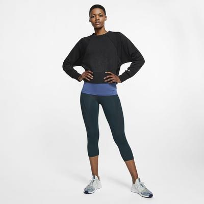 Nike Womens Dri-FIT Training Crew - Black/White - main image