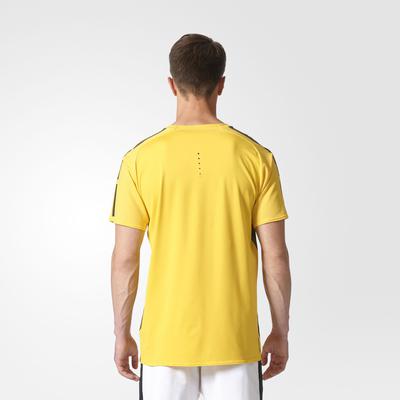Adidas Mens Barricade Tee - Yellow/Black - main image