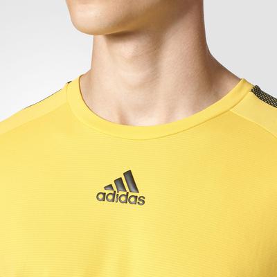 Adidas Mens Barricade Tee - Yellow/Black - main image
