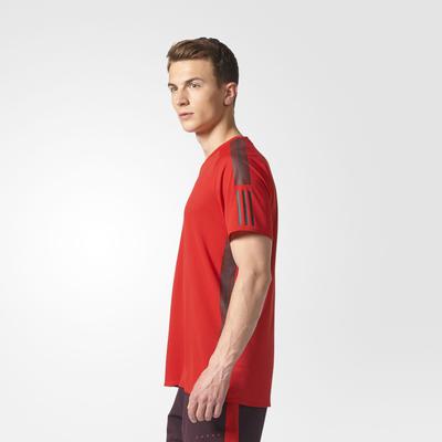Adidas Mens Barricade Tee - Scarlet Red/Burgundy - main image