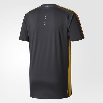 Adidas Mens Barricade Tee - Black/Yellow - main image