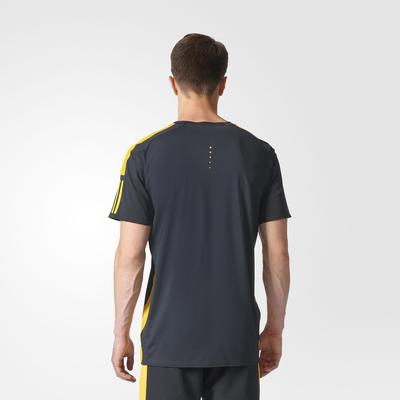 Adidas Mens Barricade Tee - Black/Yellow - main image