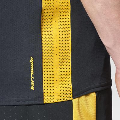 Adidas Mens Barricade Tee - Black/Yellow - main image