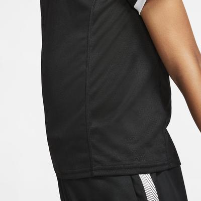 Nike Boys Dri-FIT Short Sleeved Top - Black/White - main image