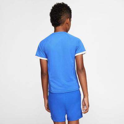 Nike Boys Dri-FIT Short Sleeved Top - Game Royal/White - main image