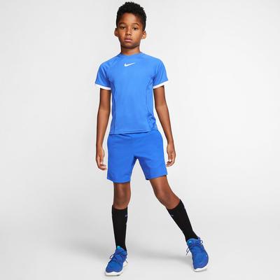 Nike Boys Dri-FIT Short Sleeved Top - Game Royal/White - main image