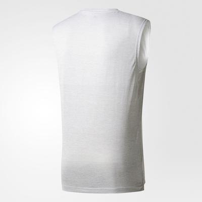 Adidas Mens FreeLift Gradient Sleeveless Tee - White/Grey - main image