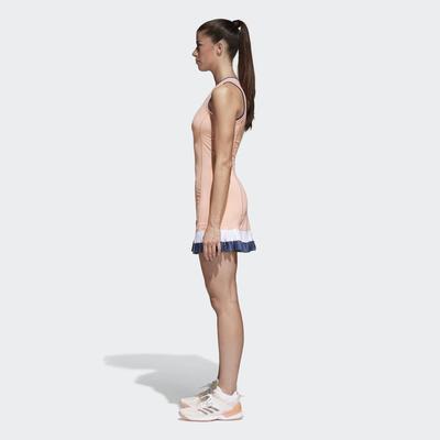 Adidas Womens Roland Garros Dress - Chalk Coral - main image