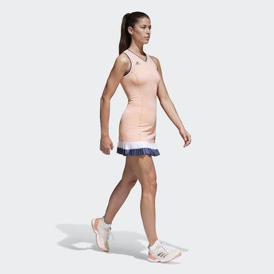 Adidas Womens Roland Garros Dress - Chalk Coral - main image