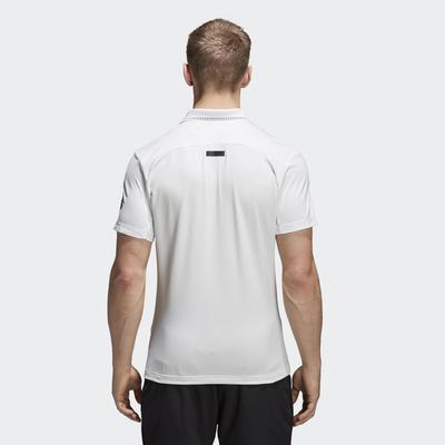 Adidas Mens Barricade Engineered Polo Shirt - White - main image