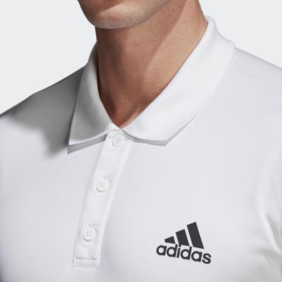 Adidas Mens 3-Stripes Club Polo - White - main image