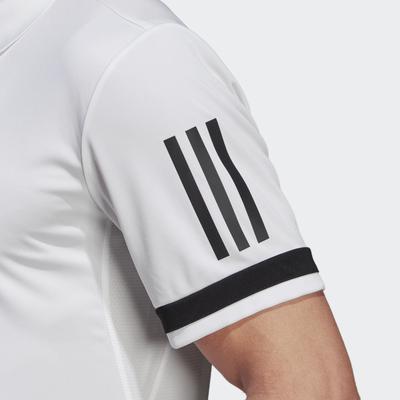 Adidas Mens 3-Stripes Club Polo - White - main image