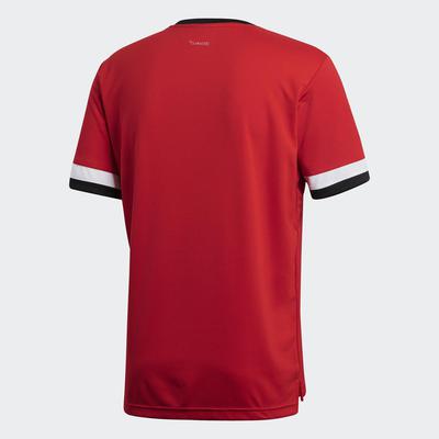 Adidas Mens 3-Stripes Club Tee - Scarlet Red - main image