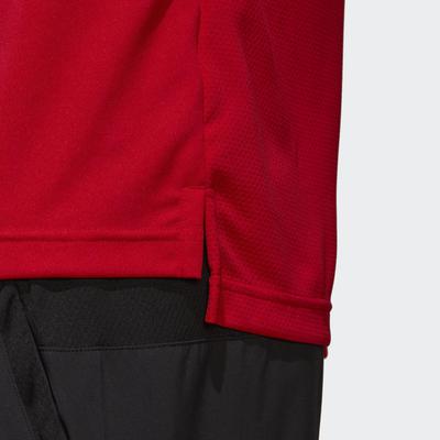 Adidas Mens 3-Stripes Club Tee - Scarlet Red - main image