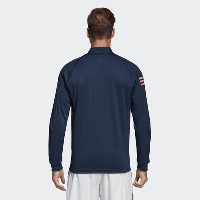 Adidas Mens Club Midlayer - Collegiate Navy - main image
