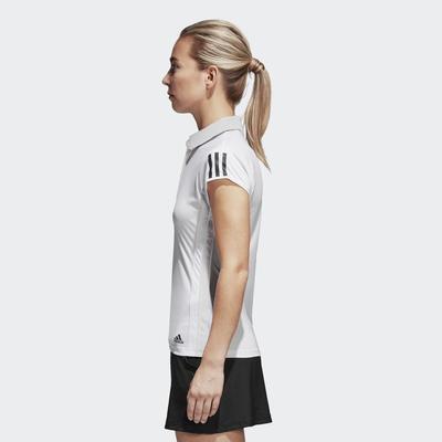 Adidas Womens 3-Stripes Club Polo - White
