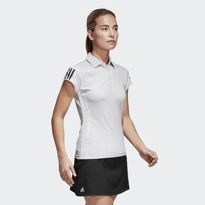 Adidas Womens 3-Stripes Club Polo - White - main image