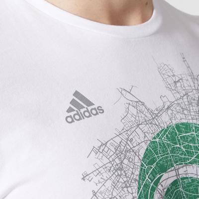 Adidas Mens London Graphic Tee - White - main image