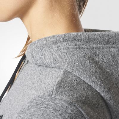 Adidas Womens Sport ID Hoodie - Grey/Black - main image