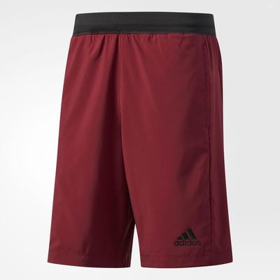 Adidas Mens D2M Shorts - Burgundy - main image